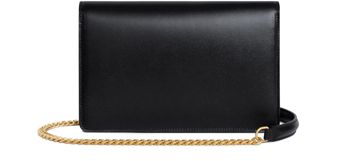 Celine Triomphe Shiny Calfskin Black
