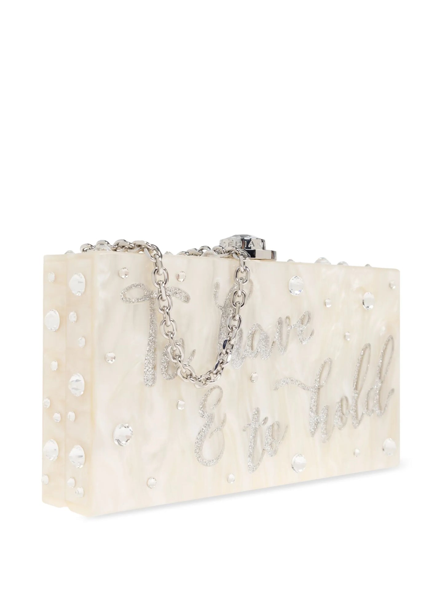 Sophia Webster Cleo Cream Clutch Bag