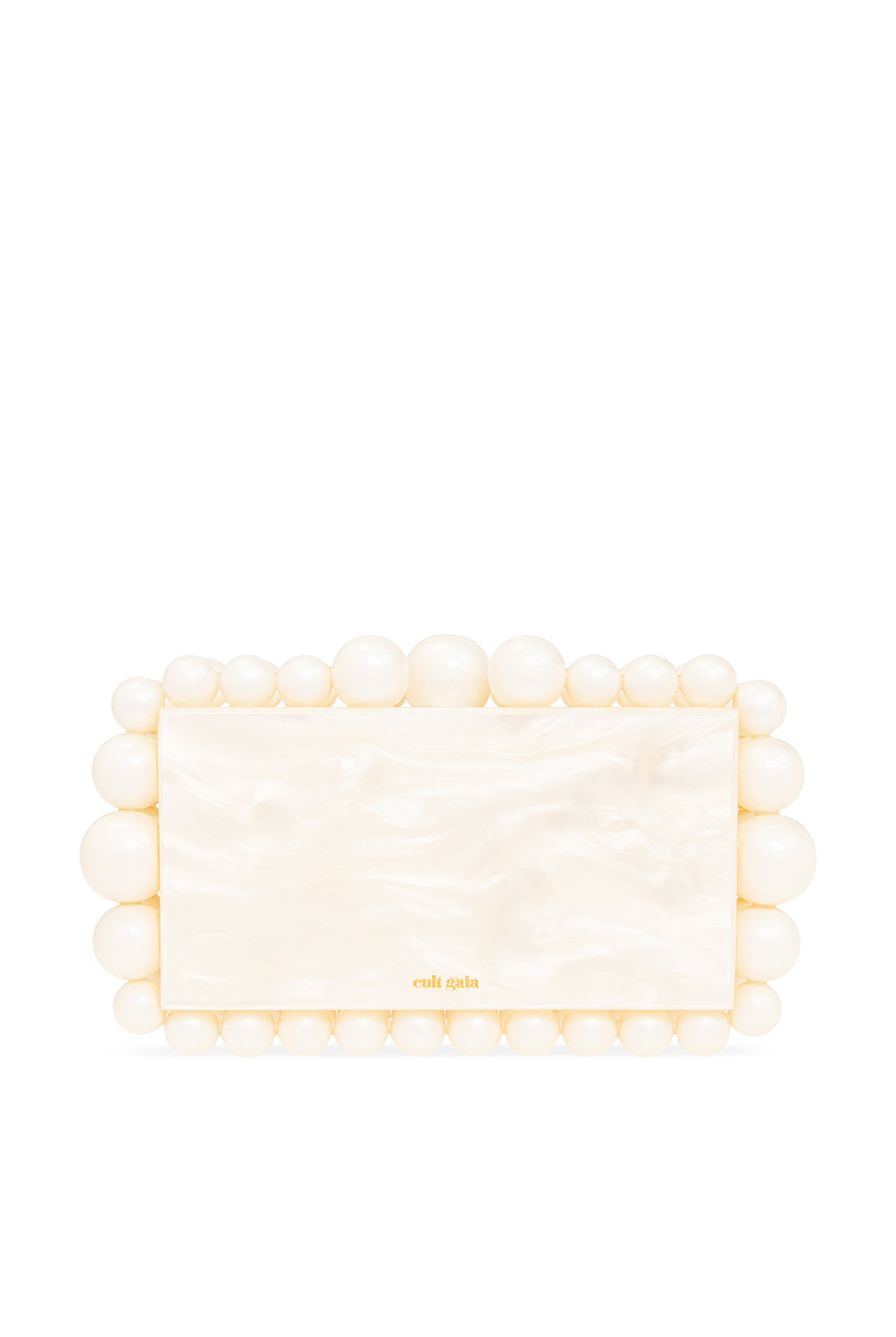 Cult Gaia Cream Eos Clutch