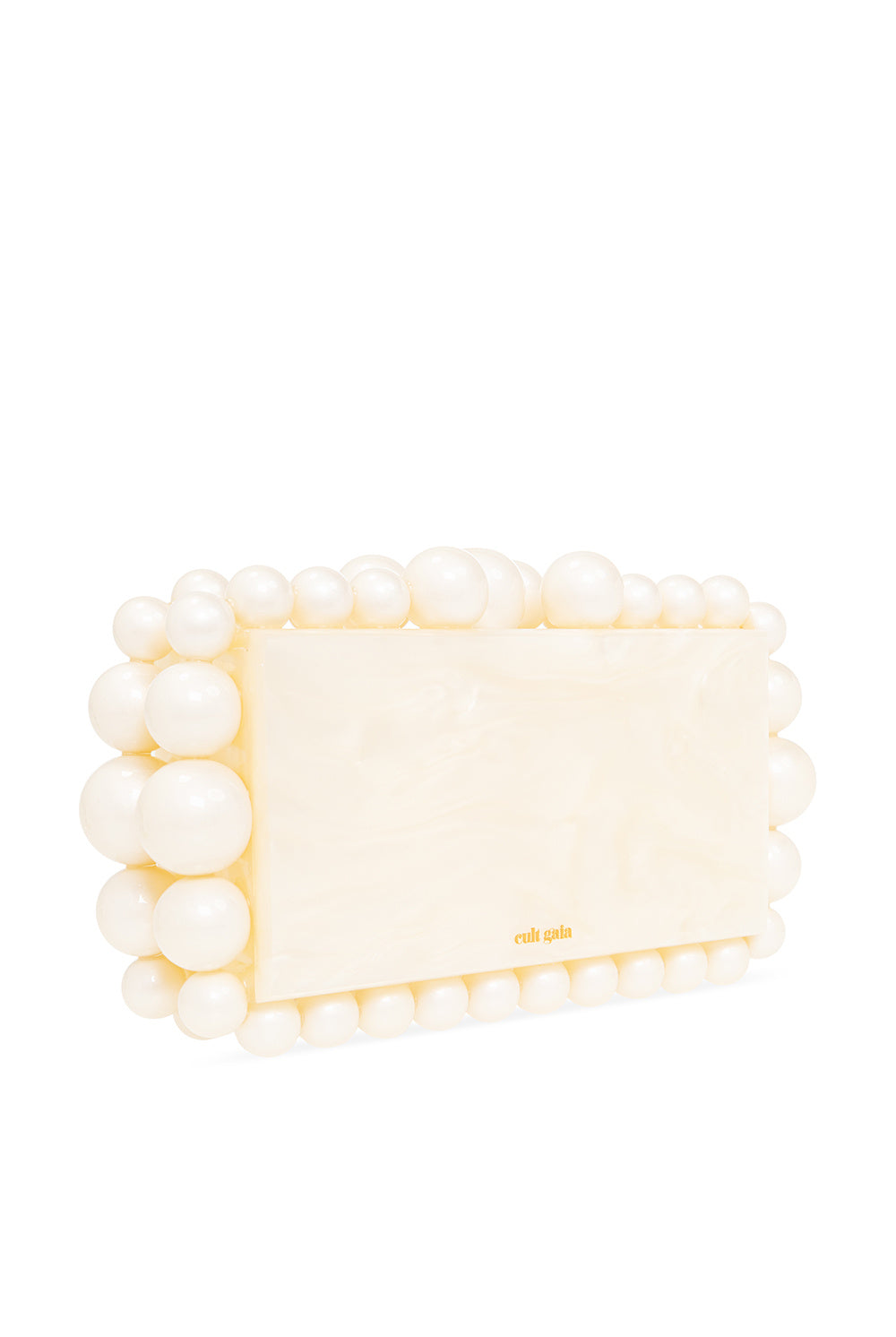 Cult Gaia Cream Eos Clutch