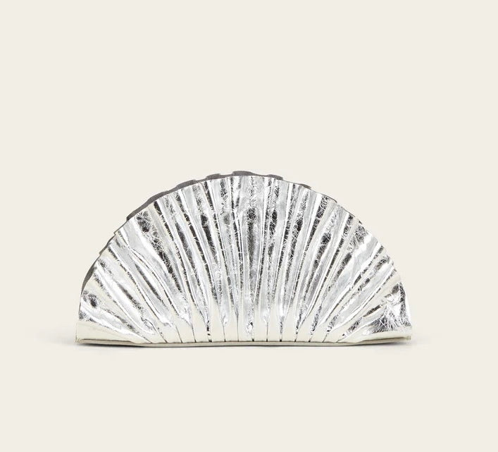 Cult Gaia Nala Mini Clutch Silver