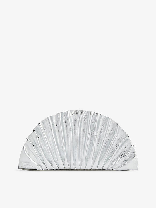 Cult Gaia Nala Mini Clutch Silver